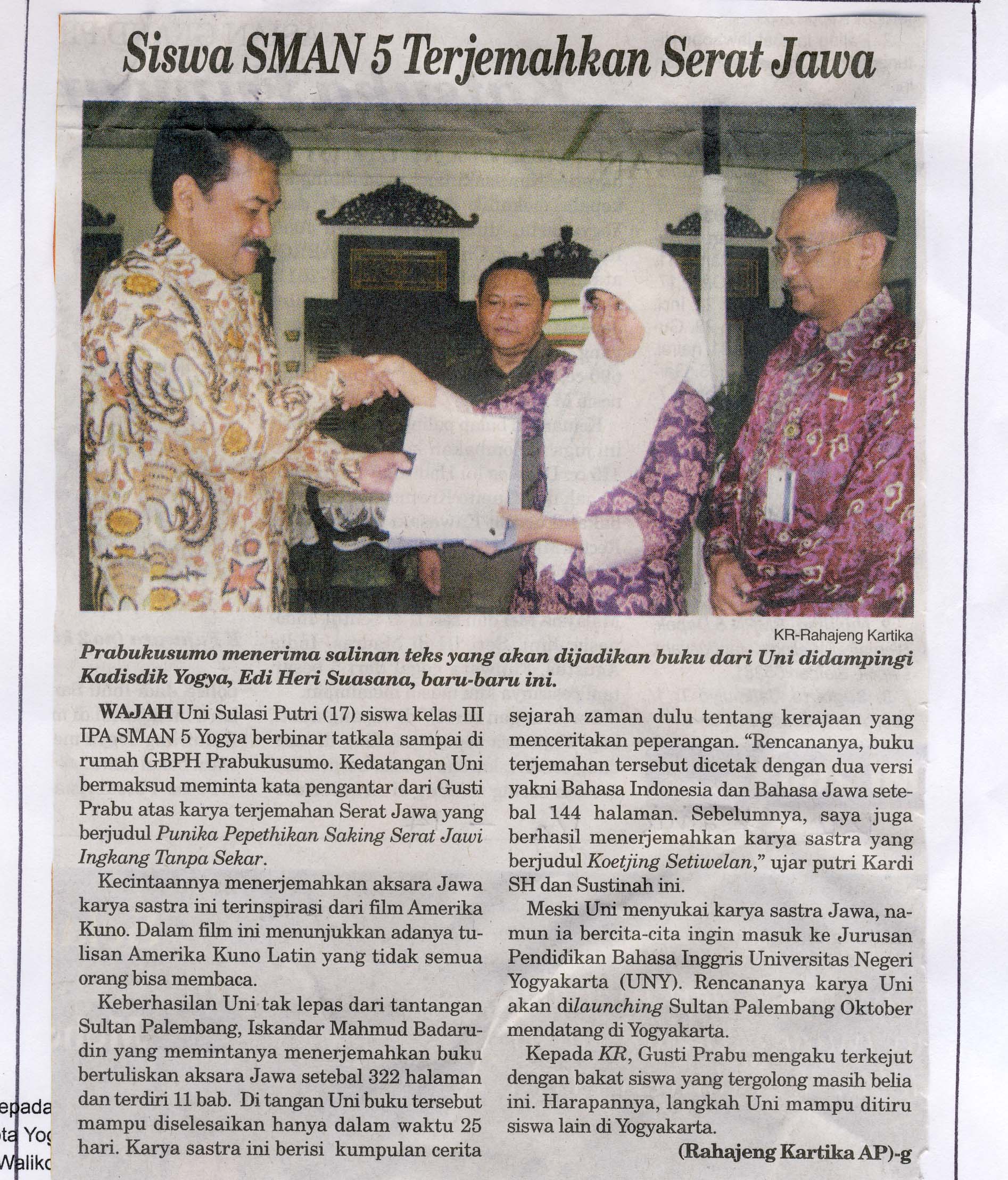 Kliping jogja terbaru
